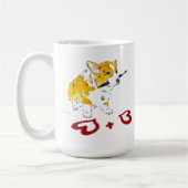 Tasse de 2 corgis de coeurs (Gauche)