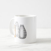Tasse de 3 chats (Devant gauche)