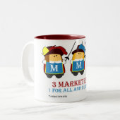 Tasse de 3 commercialisants (Devant gauche)