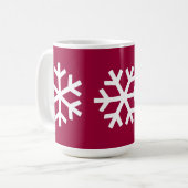 Tasse de 3 flocons de neige (Devant gauche)