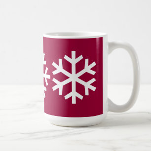 Tasse de 3 flocons de neige