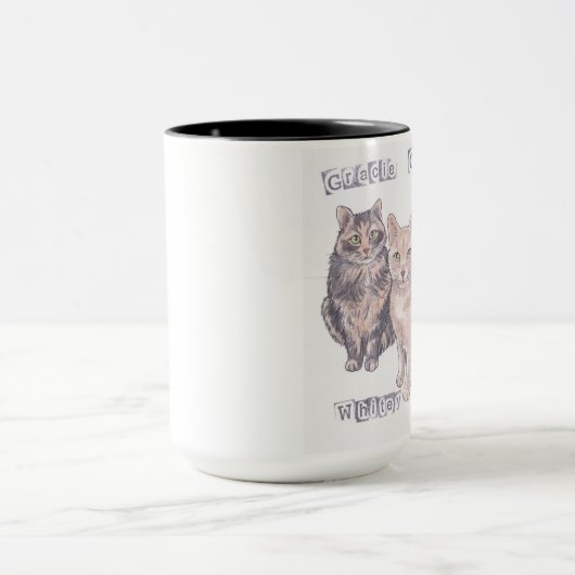 Tasse de 3 minous (Centre)