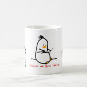 Tasse de 3 oiseaux - pingouins avec des problèmes (Centre)