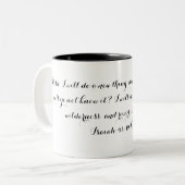 Tasse de 43:19 d'Isaïe (Devant gauche)