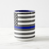 Tasse de 44 cl - Thin Blue Line (Centre)