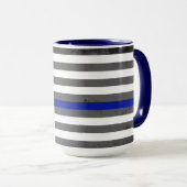 Tasse de 44 cl - Thin Blue Line (Devant droit)