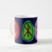 Tasse de 4 runes de grippage (Devant gauche)