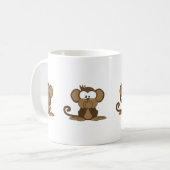 Tasse de 4 singes (Devant gauche)