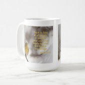 Tasse de 62:8 de psaume de fauvette de pin (Devant gauche)