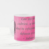 Tasse de 91:4 de Salmos (Devant gauche)