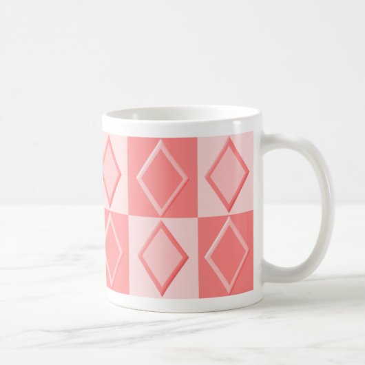 Tasse de bagout de diamant de KRW - corail (Droite)
