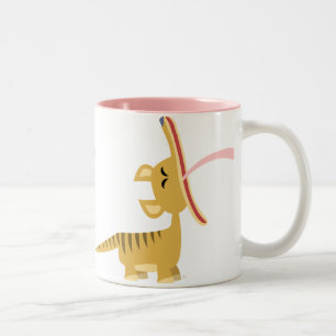 Tasse de baîllement de Thylacine de bande dessinée