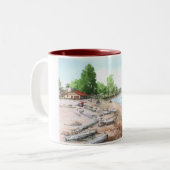 Tasse de bain public de plage d'Alki (Devant gauche)