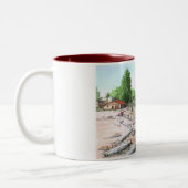 Tasse de bain public de plage d'Alki (Gauche)