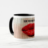 Tasse de baiser de lèvres (Devant gauche)