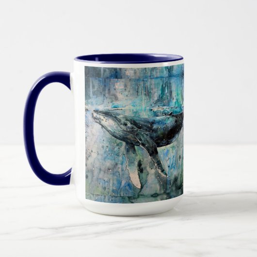 Tasse de baleine bleue (Gauche)