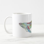 Tasse de baleine d'aquarelle (Gauche)