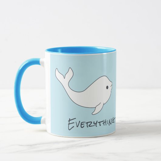 Tasse de baleine de beluga (Gauche)