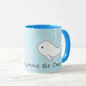 Tasse de baleine de beluga (Devant droit)