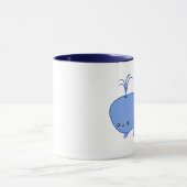 Tasse de baleine et de maman Whale de bébé de (Centre)
