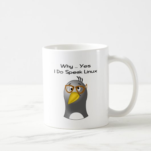 Tasse de ballot de pingouin de Linux (Droite)