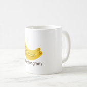 Tasse de BANANES de soutien de #bananagram (Devant droit)