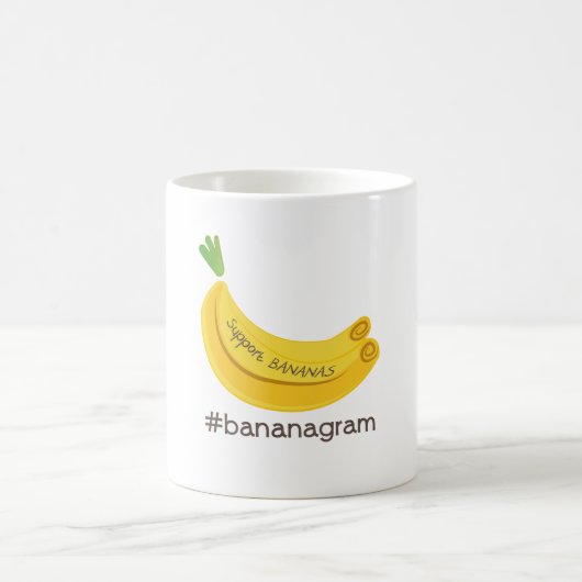 Tasse de BANANES de soutien de #bananagram (Centre)