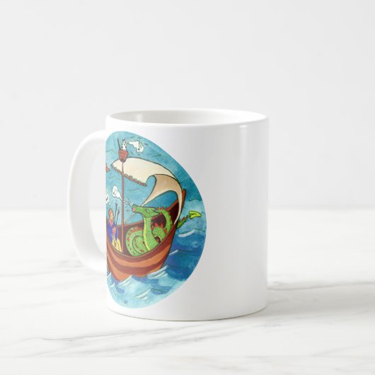 Tasse de bande de bateau de cornemuse (Devant gauche)