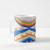 Tasse de bande de coucher du soleil (Devant gauche)