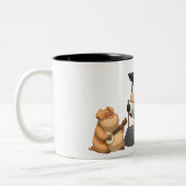 Tasse de bande de cruche d'animal de ferme (Gauche)