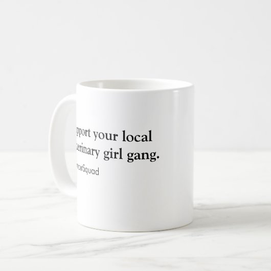 Tasse de bande de fille (Devant gauche)