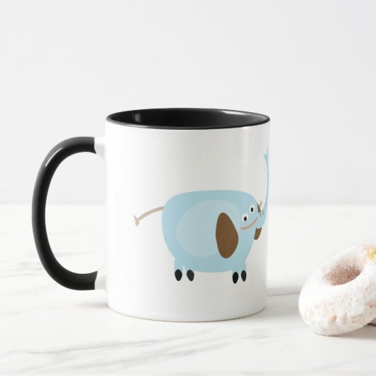 tasse de bande dessinée (Avec donut)