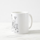 Tasse de bande dessinée - article inattendu (Devant droit)