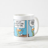 Tasse de bande dessinée de café de contrôle du (Devant droit)