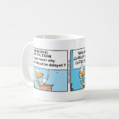 Tasse de bande dessinée de café de contrôle du (Devant gauche)