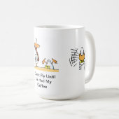 Tasse de bande dessinée de café d'humour (Devant droit)