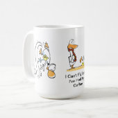 Tasse de bande dessinée de café d'humour (Devant gauche)