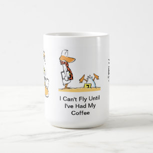 Tasse de bande dessinée de café d'humour