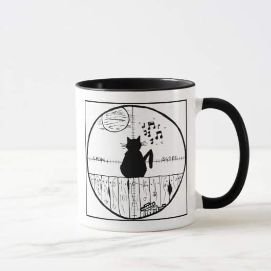 Tasse de bande dessinée de portée de haineux de (Droite)