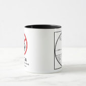 Tasse de bande dessinée de portée de haineux de (Centre)