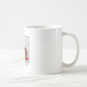 Tasse de bande dessinée de problèmes de prostate