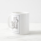 Tasse de bande dessinée d'hernie (Devant gauche)