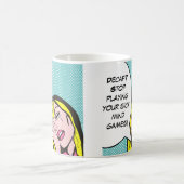 Tasse de bande dessinée d'humour de café (Centre)