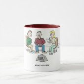Tasse de bande dessinée d'observateurs de poids (Centre)