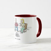Tasse de bande dessinée d'observateurs de poids (Devant droit)