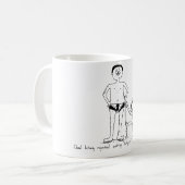 Tasse de bande dessinée - pantalon de costume (Devant gauche)