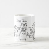 Tasse de bande dessinée - trolls de pont (Centre)