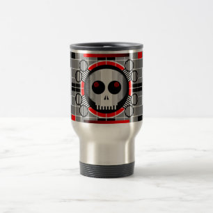 Tasse de banlieue pour le téléviseur crâne