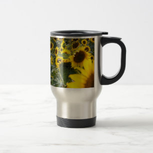 Tasse de banlieusard de douche de tournesol d'ét