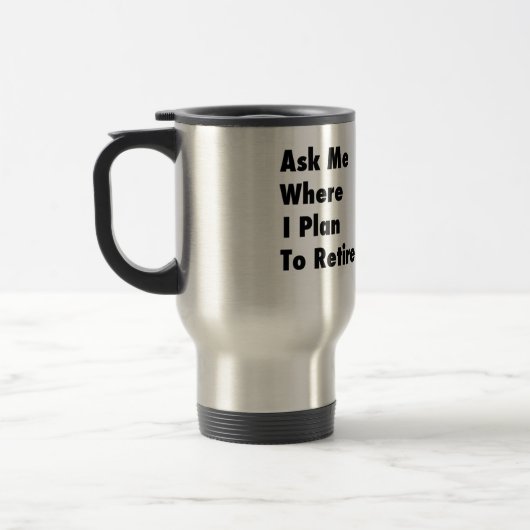 Tasse de banlieusard de "retraite" de Mars (Gauche)
